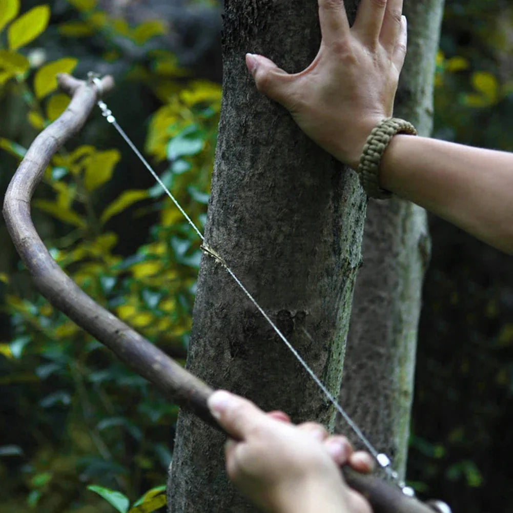 Travel-friendly Stainless Wire Survival Saw