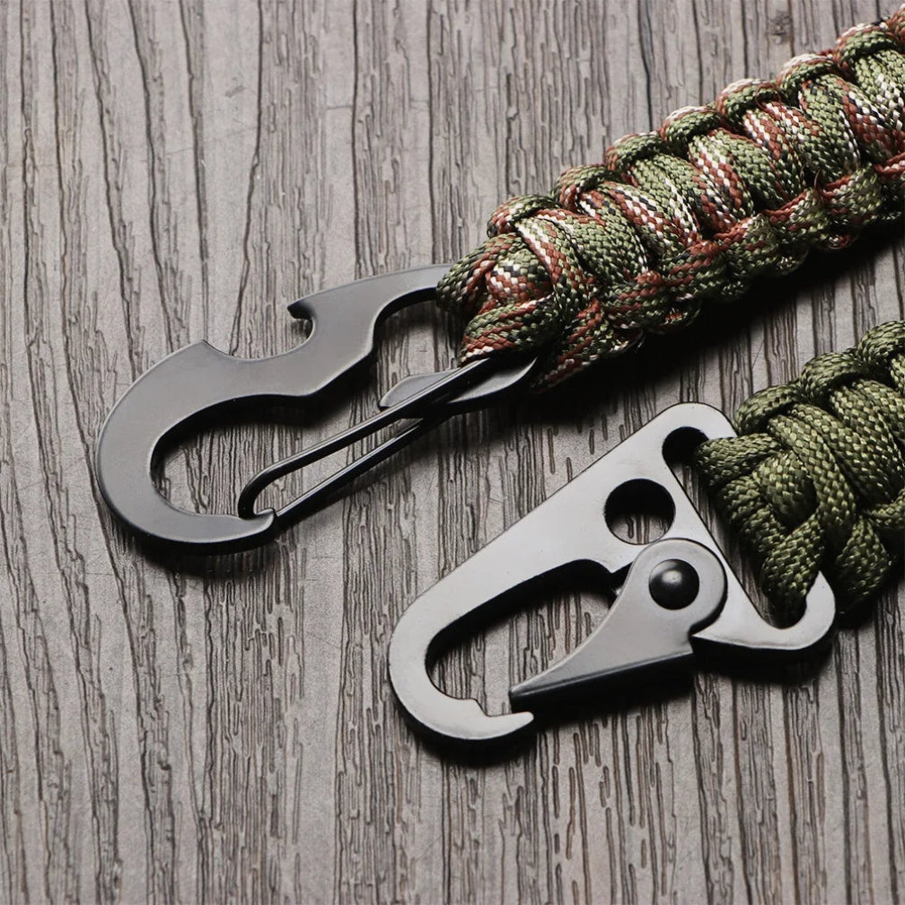 Military Paracord Survival Keychain